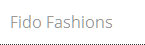 Fido Fashions